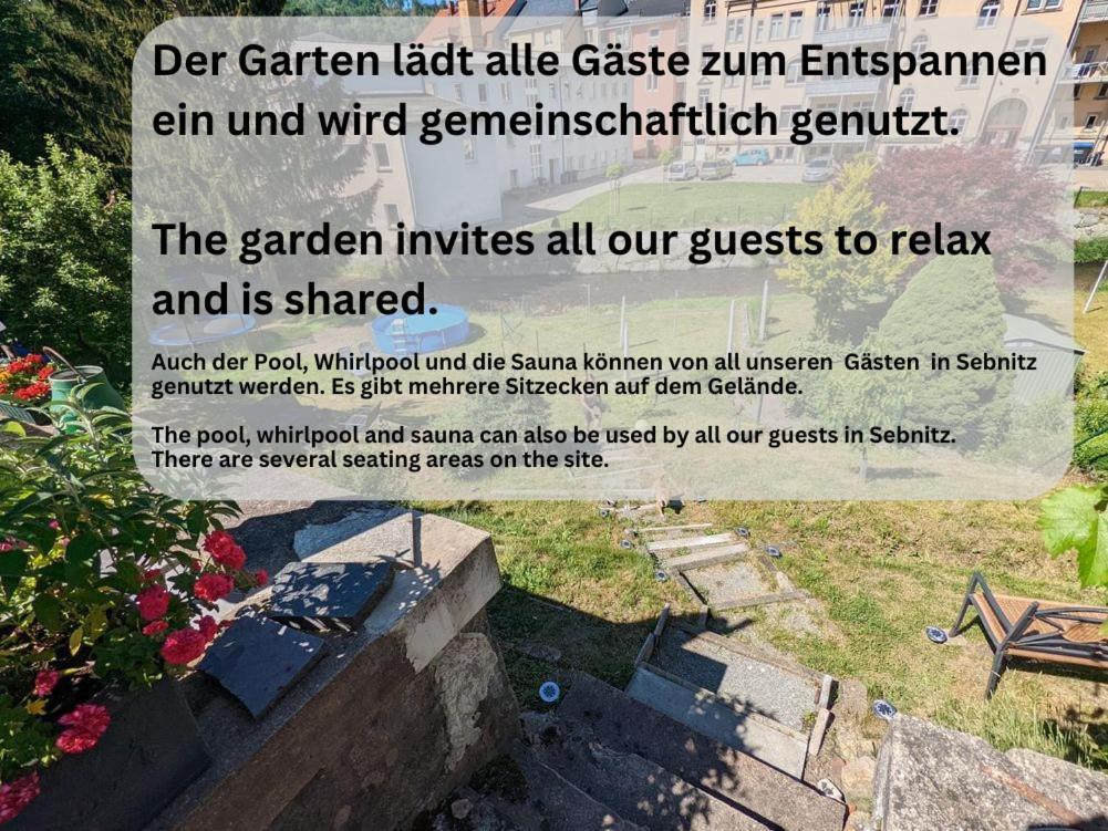 Zi1 - Urlaubsmagie - Erholung Mit Whirlpool & Sauna Sebnitz Exteriör bild